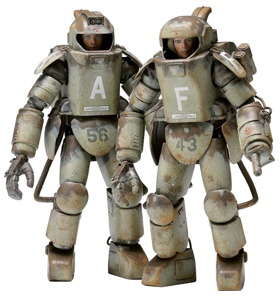 Wave Maschinen Krieger Approximately 11cm Plastic Model Kit A.F.S. Mk.I & A.F.S. Mk.II Set, 1/20 Scale, Tall, MK-076 (Person)