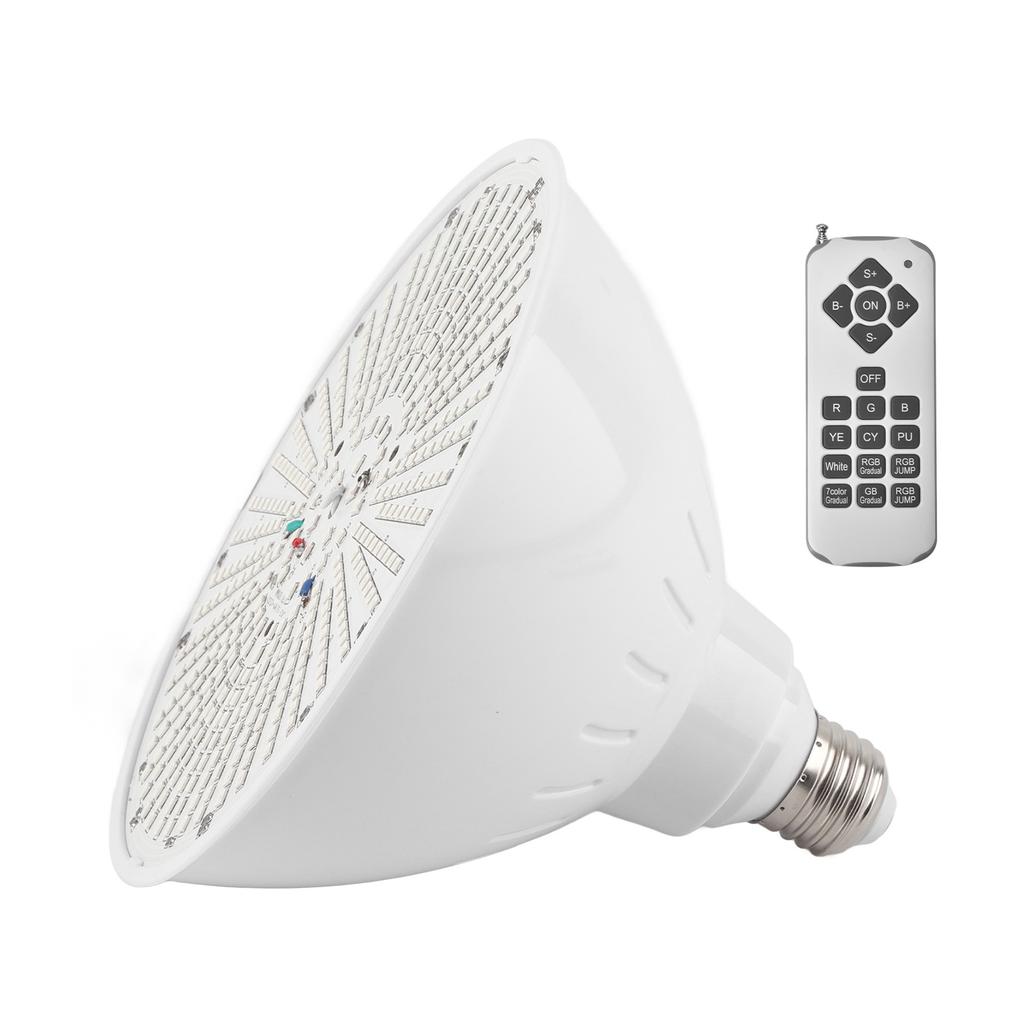 12V 40W LED Pool Light E26 RGB Color Changing Pool Light Bulb with Remote Control