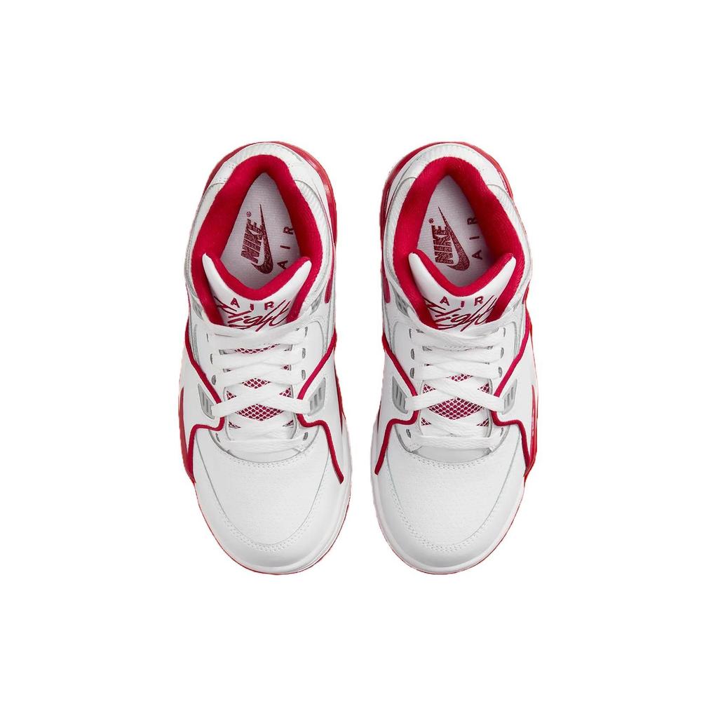 Nike Air Flight 89 GS Alternate 89 Kids Sneakers White Fire-Red HF0406-101