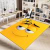 1PC smiley face Extra Large Non Slip Floor carpet, Office, family, bedroom, Studio Large Area Rug Indoor Rugs