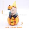 Harvest Festival Gnome Figurines Resin Garden Home Decor Thanksgiving Tabletop Ornaments