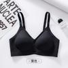 Cool feeling female seamless invisible support summer thin breathable bra cover without steel ring