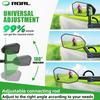RBRL 360 Adjustable Bicycle Mirror Anti Shake Stable Bar End Mirror for Road MTB E-Bike Scooter Widen Angle Bike Rearview Mirror