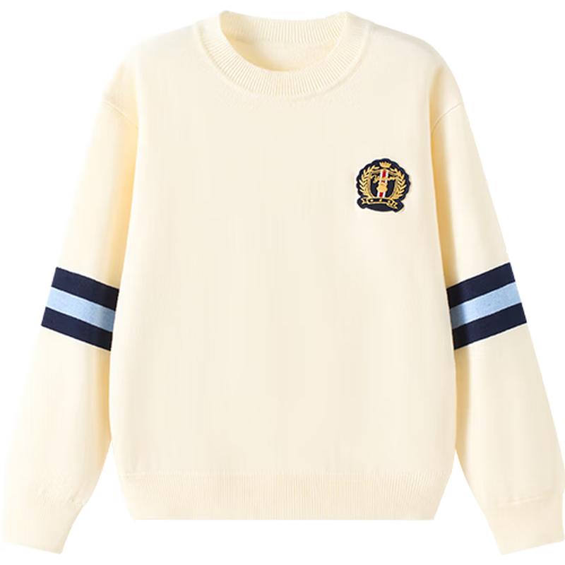 YEEHOO Boys Wool Blend Round Neck Sweater 150