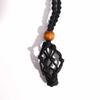 6x Necklace Cord Black Adjustable For Gemstones