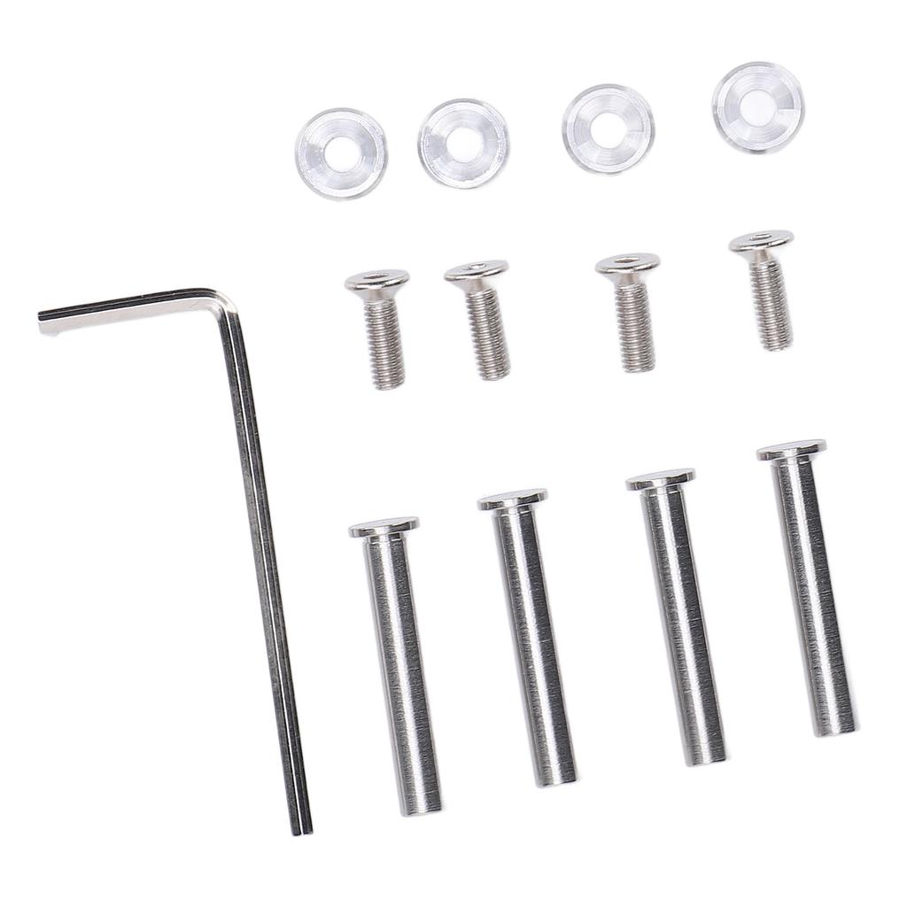 Computer Case Fan Screws Color Anodizing CPU Fan Screws Stainless Steel PC Cooling Fan Mount Screws Kit with Washers