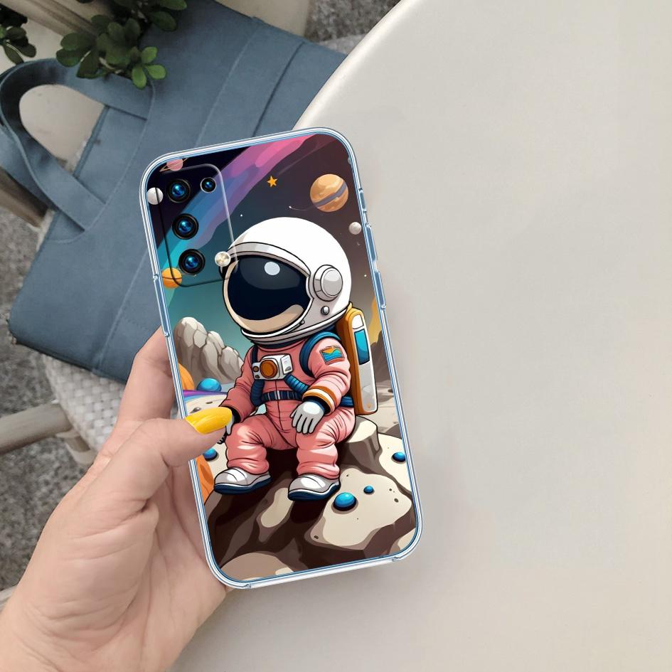 

CJ12 Astronaut Space Moon Case for Motorola Moto E13 E15 E20 E22 E22I E22S E30 E32 E40 E7 E7I G Plus Power Play Stylus G22 G14 Motorola Moto G (2024)