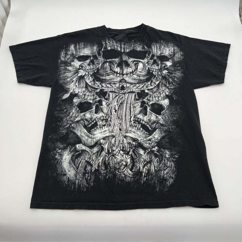 Mens Trendy Short Sleeve T-Shirt With 3D Digital Wing Print Breathable Quick-Dry Cotton Blend Slim Fit Casual Wear