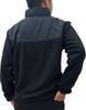 Logo Spark Men's Cationic Fleece Full Zip Jacket, Sizes M, L, and LL (JP, Alphabet, L, Black)