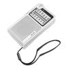 Portable Radio FM AM 3.5mm Headphone Jack Portable Rechargeable Radio for Study Work Life