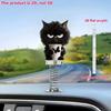 Head Nodding Cats Acrylic Car Decors Interactive Dashboard Toy Long Service Color Retention Multiple Styles for Men Women