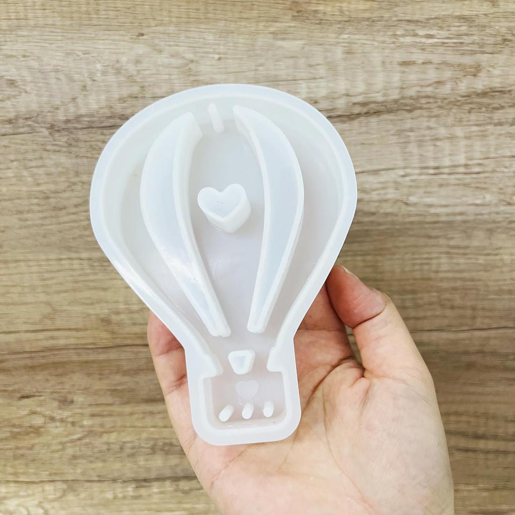 Heißluftballon Silikonform Hohl Liebe Dekoration Werkzeugform Handwerk DIY Gips Auto Aromatherapie Dekoration Harzform