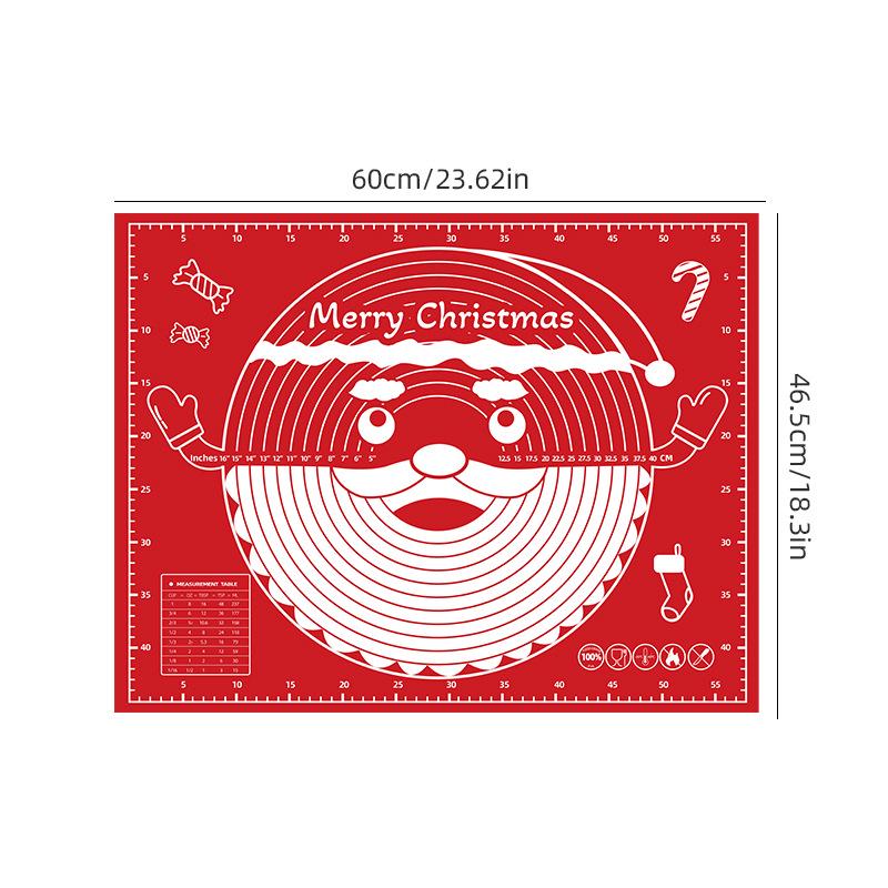 "Extra Large Silicone Baking Mat with Measurement Scale - Thickened EVA Kneading Pad"