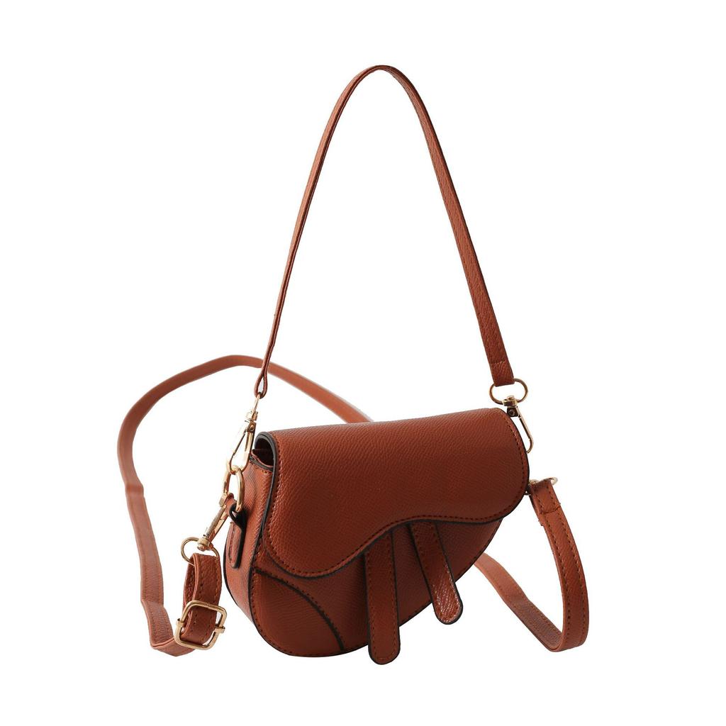 Torba siodłowa Minimalistyczna na ramię Crossbody Modna Damska Torebka ze sztucznej skóry CLE