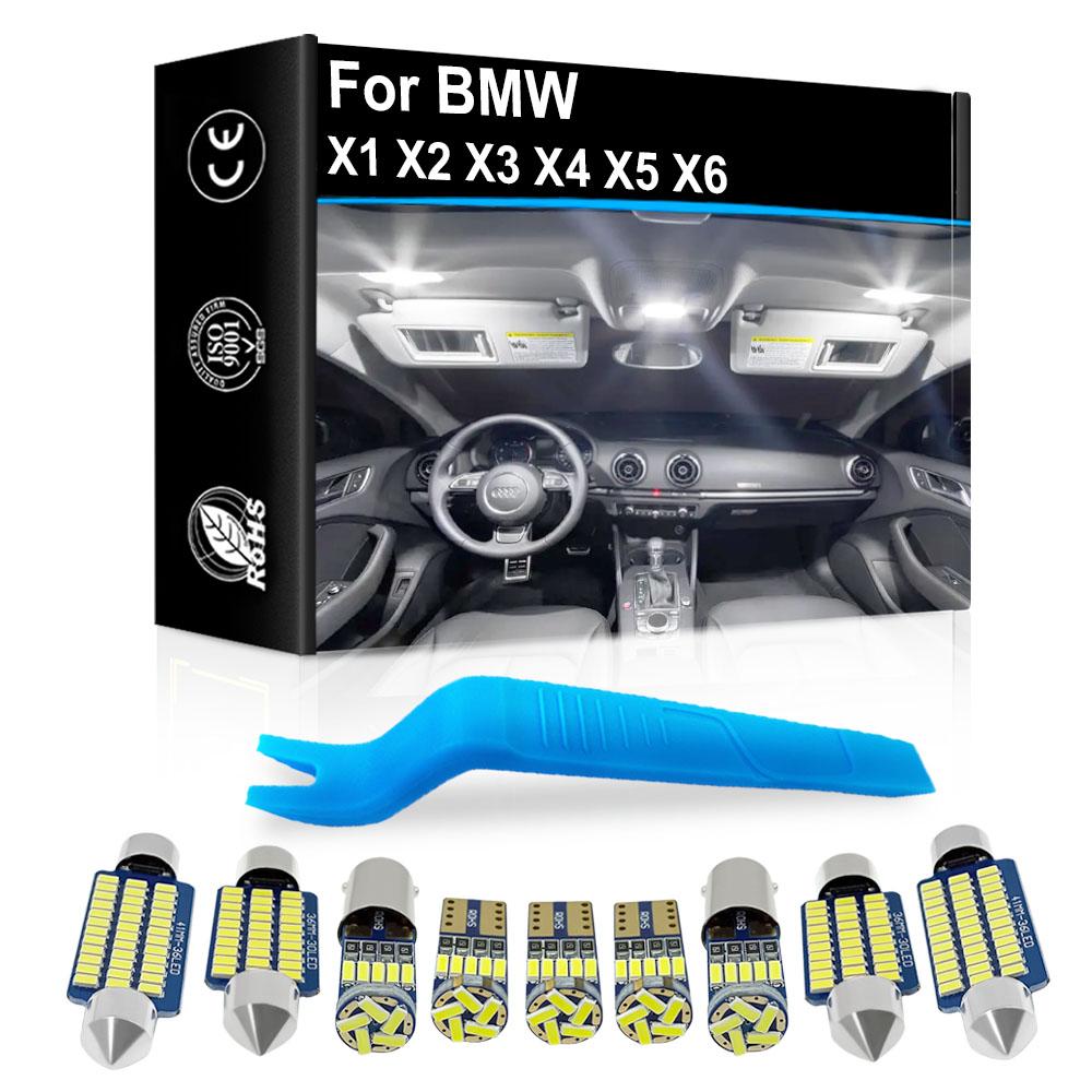 

Светодиодный свет салона автомобиля для BMW X5 X3 X1 X6 X2 X4 E70 E53 F25 E83 F15 F85 F48 E71 Запчасти Аксессуары Внутренняя лампа Авто Запчасть