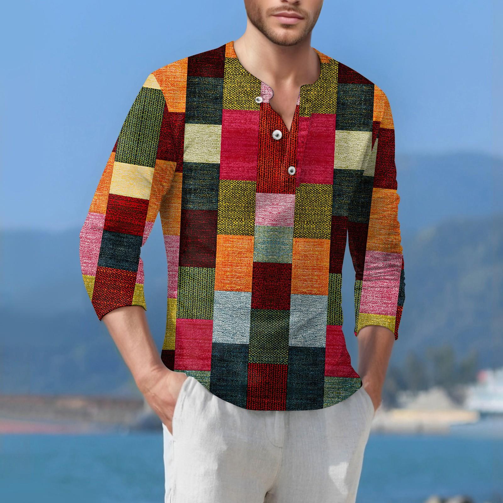 

Чоловіча футболка вуличного повсякденного стилю з довгими рукавами XL помаранчевий