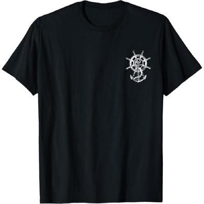 Anchor & Rudder Cool Boat Nautical Men Women Boy Sailing T-Shirt