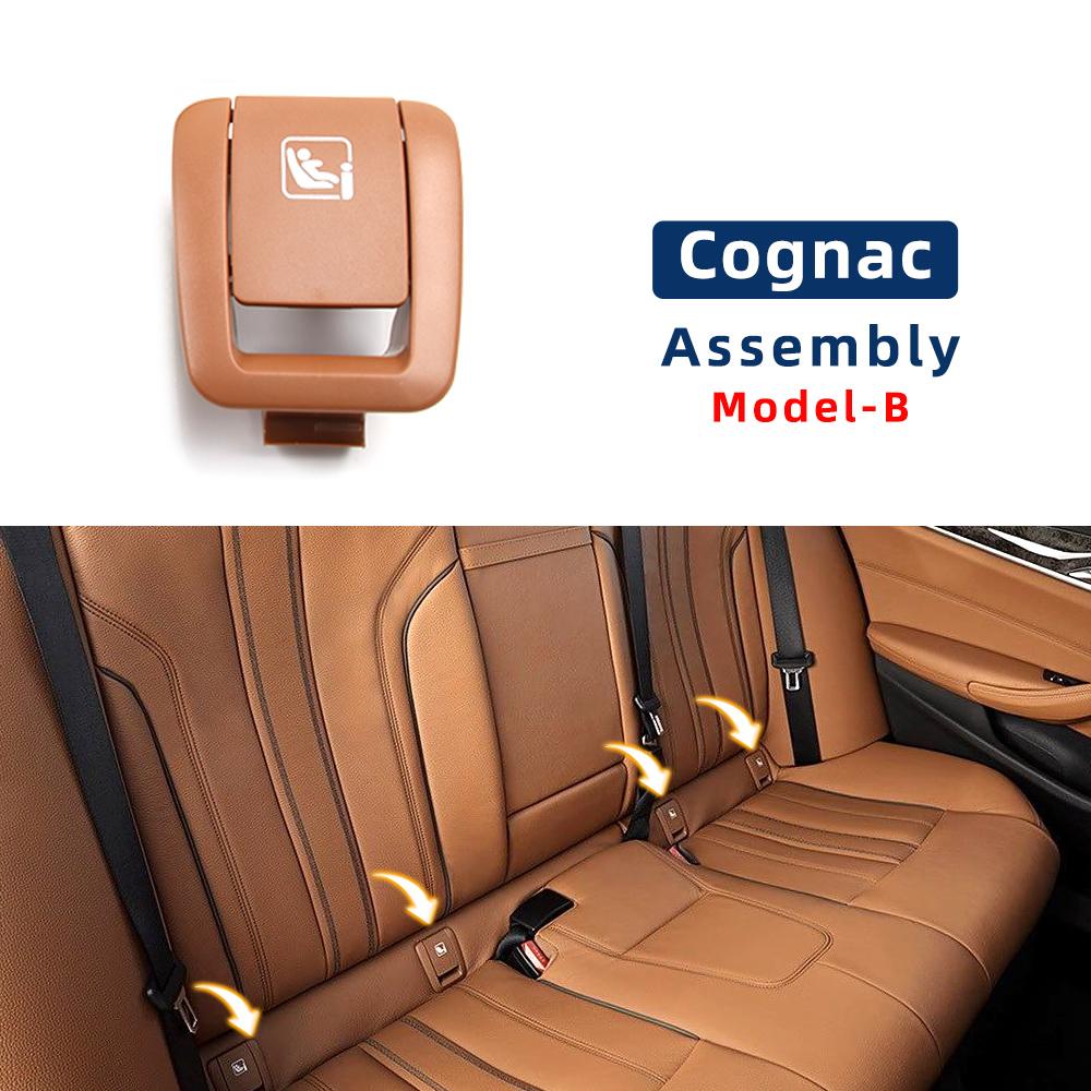 Rear Child Seat Safety ISOFIX Cover Restraint Car Hook Buckle Seat Cover 52207451008 For BMW 5 Series G30