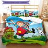 3pcs Pippi Longstocking Bedding Set Duvet Cover Closure Includes 1 Duvet Cover & 2 Pillowcases, Soft and Comfortable for All Seasons.