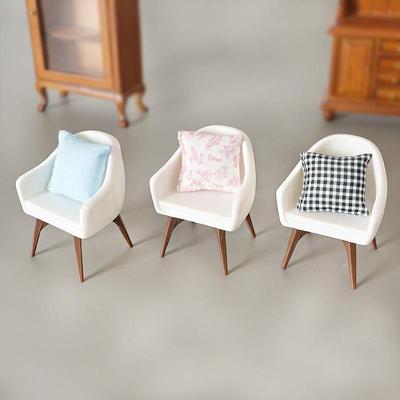 Miniature 1:12 Cushion Model Ornament Pillow for DIY Sofa Scene Chair Decor, Ob11 Accessories