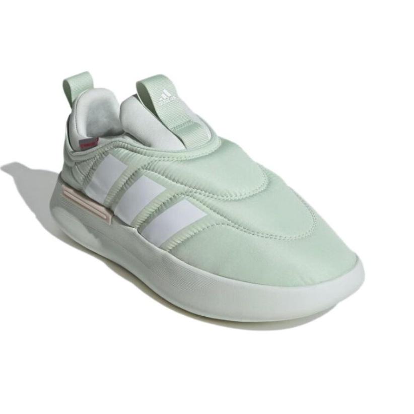Adidas Adipuff Comfortable Soft Non-Slip Low-Top Lifestyle Shoes Unisex Shoes Green JP7709