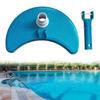 HalfMoon Pool Vacuum Head for Efficient Debris Removal Lightweight Design Compatible with Standard 124 and 15 Inch Hoses