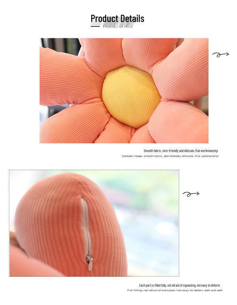 Cute Daisy Thickened Cushion for Office, Balcony, & Dining Chairs