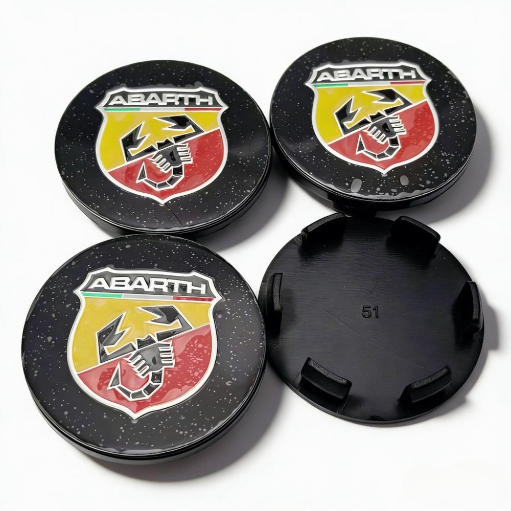 

4pcs Scorpion Logo Emblem Badge Car Wheel Center Caps 51MM Clips 46MM Rim Hubcaps Dust Cover Wheels Hub Cap Replace Accessories Scorpion Badge&51MM&4pcs Wheel Caps