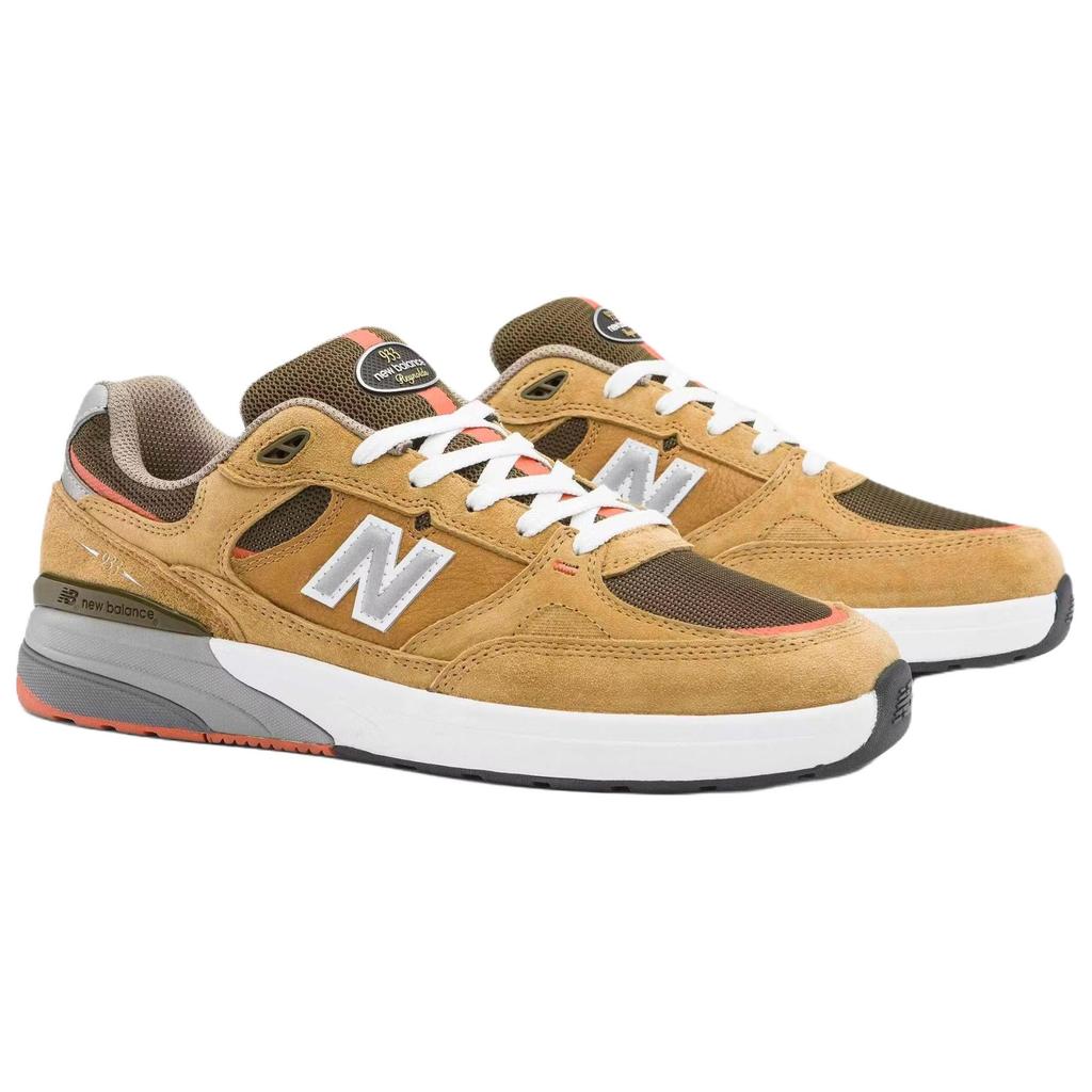 Andrew Reynolds X New Balance Numeric 933 Camel Dark Brown Unisex Sneakers Tan NM933MNO