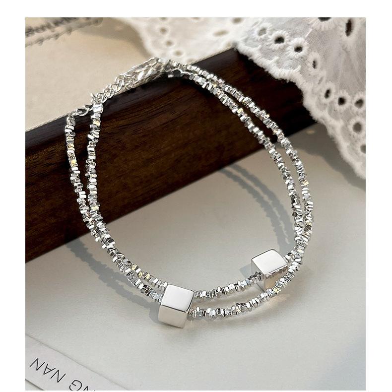 Square Bracelet Women's Fashion Simple Personality Versatile Ins Scenery Square Jewelry