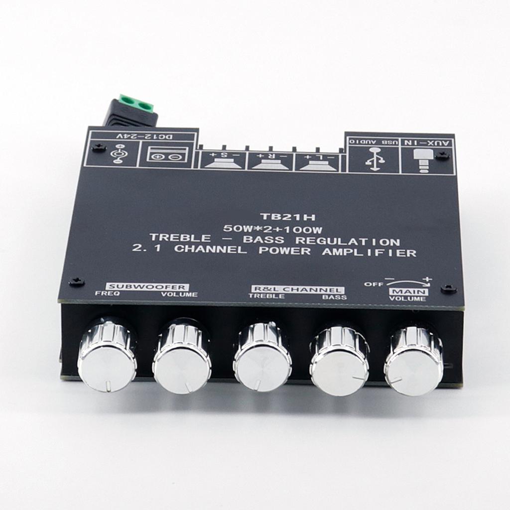 2.1 Channel BT Amplifier Module, APP Control Audio Amplifier Board with Subwoofer, Compatible with Phone PC CD Player