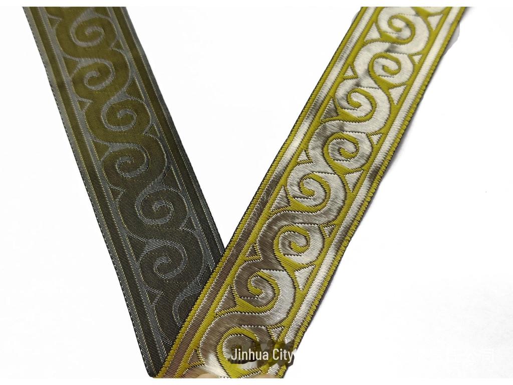 Ethnic Jacquard Lace Trims for Neckline, Cuffs, and Skirt Edging.