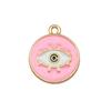 Enamel Charms Multi Color Evil Eye Pendants For Protection Themed Jewelry
