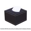JNL European Style Leather Square Tissue Box