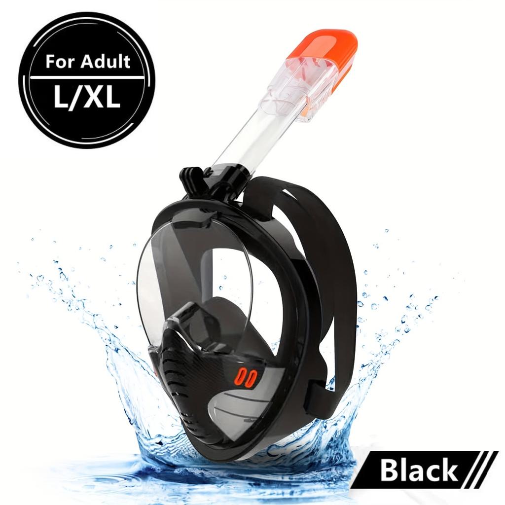Underwater Scuba Anti Fog Face Diving Mask Snorkeling Respiratory Masks Safe Waterproof Swimming Equipment for Adult Kids