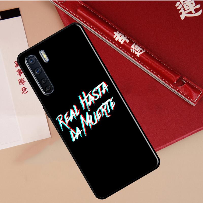 Anuel AA Real Hasta La Muerte Cover For OPPO A96 A76 A16 A17 A57 A77 A57s A15 A5 A9 A31 A53 A52 A72 A93 A54 A74 A94 Case