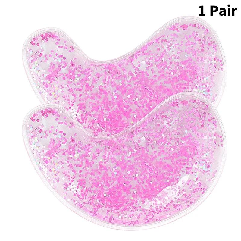 Gel Eye Bag Patch Reusable Gel Eye Ice Pack Hot Cold Eye Patches Reusable Gel Eye Cooler Heater Patches Relieves Puffiness