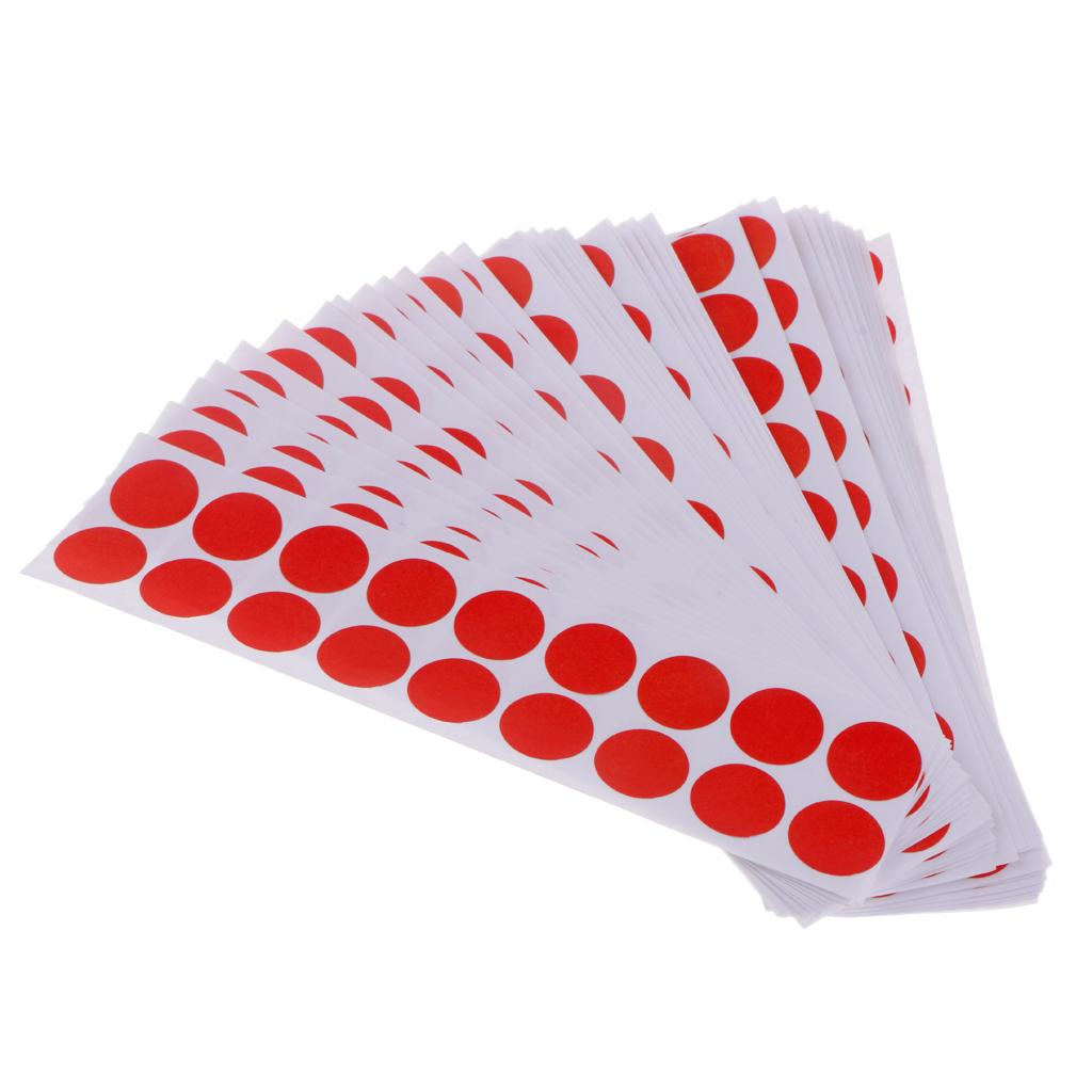 900 Pieces Target Self -Adhesive Highter, Slapping Patches for Splashes, Black /