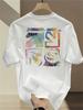 Unisexs Cotton Fabric Suitable for Summer Fashion Printed Shortsleeved Casual Outdoor Multifunctional Breathable Shirt Soft