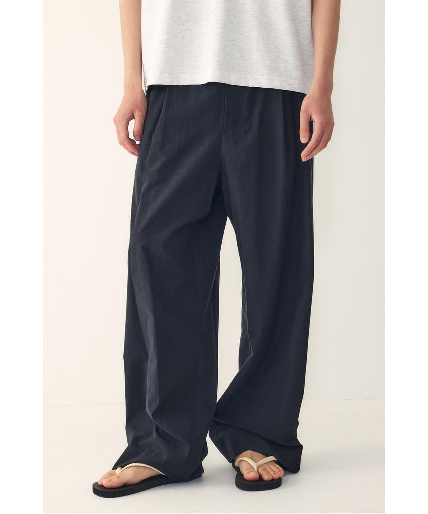 STUDIO TOMBOY [Men] Basic One-Pleat Elastic Pants _Black_9156231193