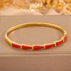 Enamel Dripping Bamboo Light Luxury Bracelet Women's Fashion High-end Bracelet