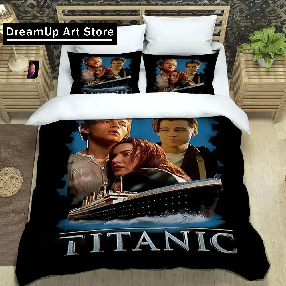 3D Print Titanic Leonardo DiCaprio Bedding Set Boys Girls Twin Queen Full Size Duvet Cover Pillowcase Bed Adult Fashion