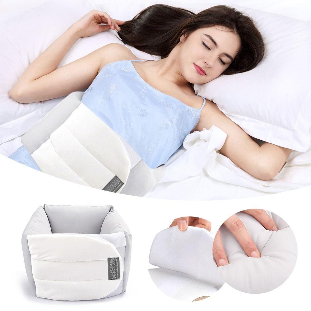 

Keep Warm Lumbar Roll Pillow Reusable Sleeping Back Pillow Portable Scoliosis Waist Pillow