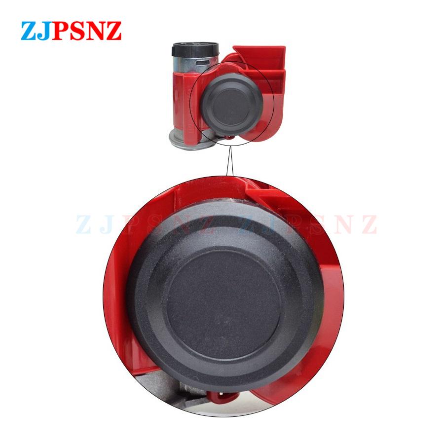 12V 24V Dual Tone Horn Kits Snail Air Horn Waterproof Auto Twin Dual Tone Compact Horn For Car Auto Motorcycle 132db Super Loud