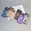 Magnetic Metal Double Finger Ring Buckle Compatible with Apple 17 Pro Max Phone Case Apple 16 Matte Case 15/14 Magnetic