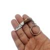 Folding Pocket  Keychain Knife Small Wood Handle Stainless Steel Mini Portable Pocket Key Ring EDC Carry Utility Knives