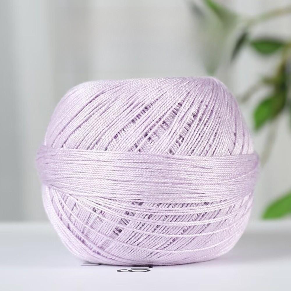 Soft Lace Yarn Bundle Solid Color Crochet Thread Yarn Premium Mercerized Yarn for DIY Knit