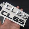 Letters Stickers ABS For Mercedes-Benz CL55 CL65 CL63 W216 Emblem Badge 3D Logo Decal ABS Chrome Car Trunk Auto Accessories UX0