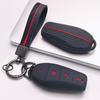 Key Fob Cover for BYD Han Dolphin Seal with Keychain Anti-Scratch Surface Shockproof Structure Soft Grip Texture Easy Install Design