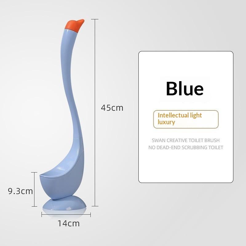 Cute Toilet Brush With Long Handle Swan Shape Toilet Holders Bathroom Accessories Plastic Toilet Plunger Household Cleaning Tool